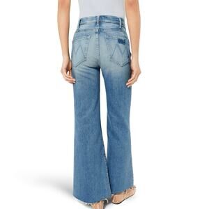 Mother SUPERIOR Hustler Roller Fray NWT size 34 I Confess Wide Leg